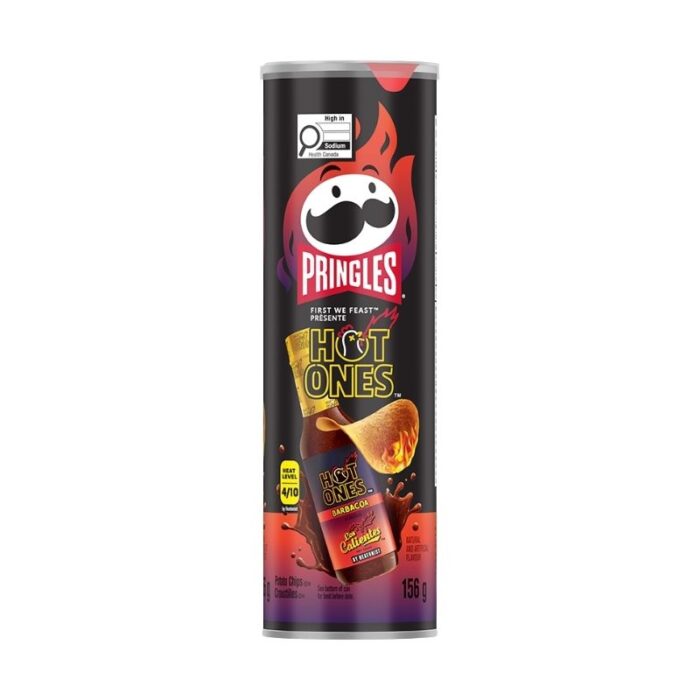 Pringles Hot Ones Barbacoa 156G