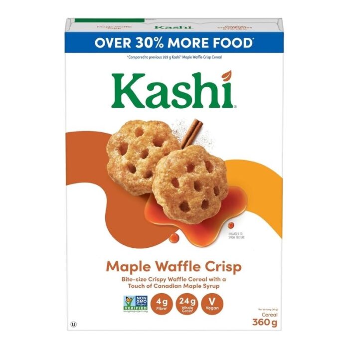 Kashi Maple Waffle Crisp Cereal 360G