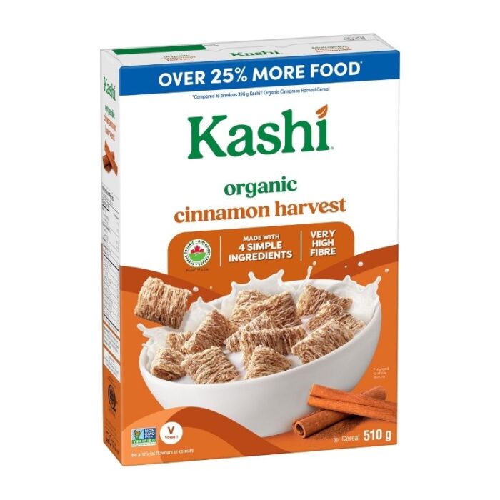 Kashi Organic Cinnamon Harvest Cereal 510G
