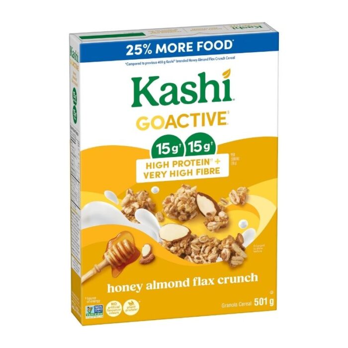 Kashi Go Honey Almond Flax Cereal 501G