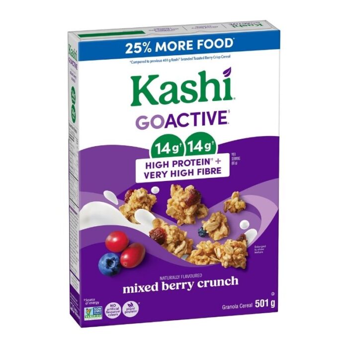 Kashi Go Toasted Berry Crisp Cereal 501G