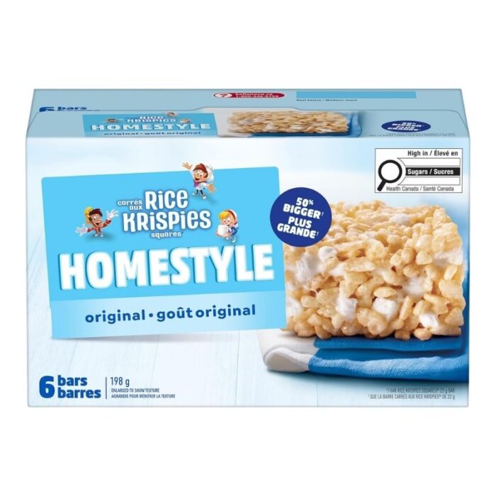 Rice Krispies Squares Bars Homestyle Original?198G